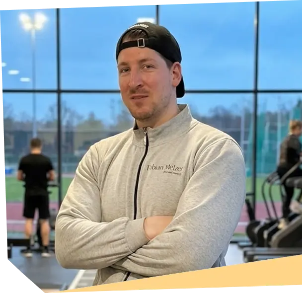 Fabi im Fitness-Studio